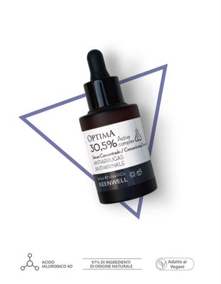 KEENWELL OPTIMA Super Siero concentrato antirughe 30,5% di attivi  