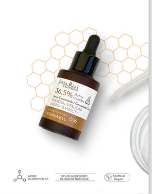 KEENWELL JALEA REAL & GINSENG siero concentrato 36,5% di attivi K33001103