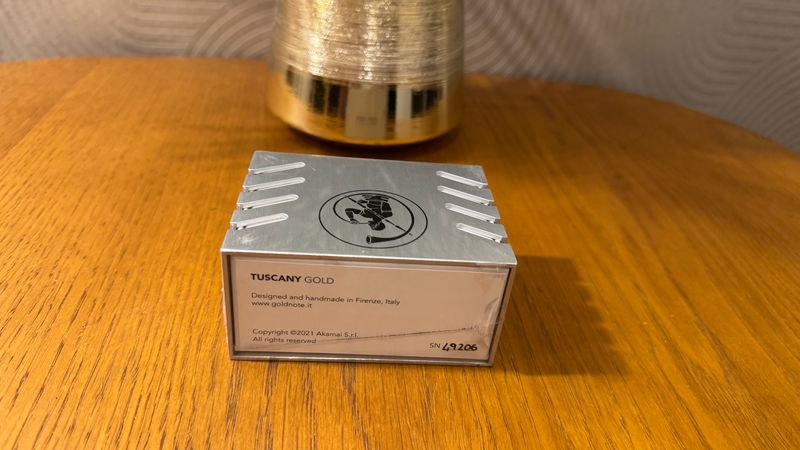 Destockage cellule d’exception Goldnote Tuscany Gold neuve