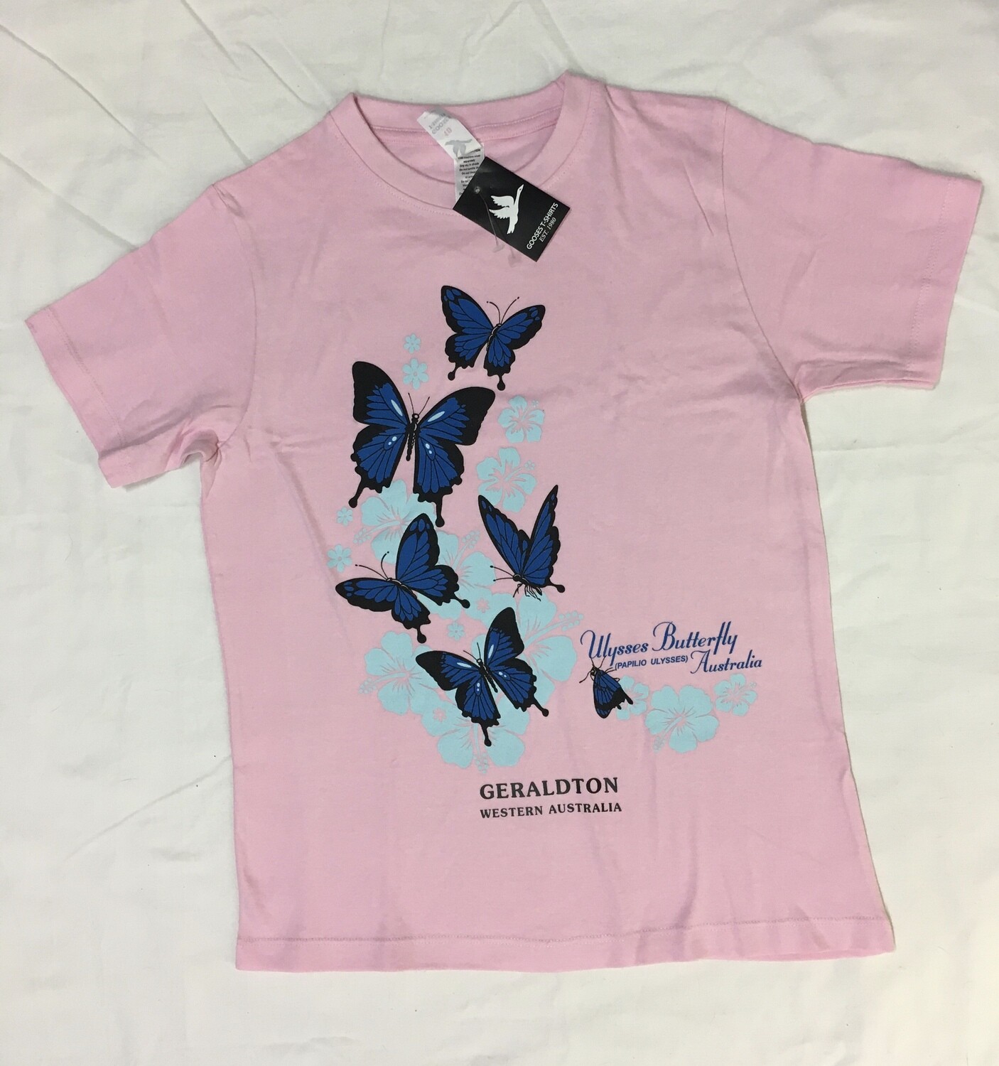 Kids Pink Butterflies Tee