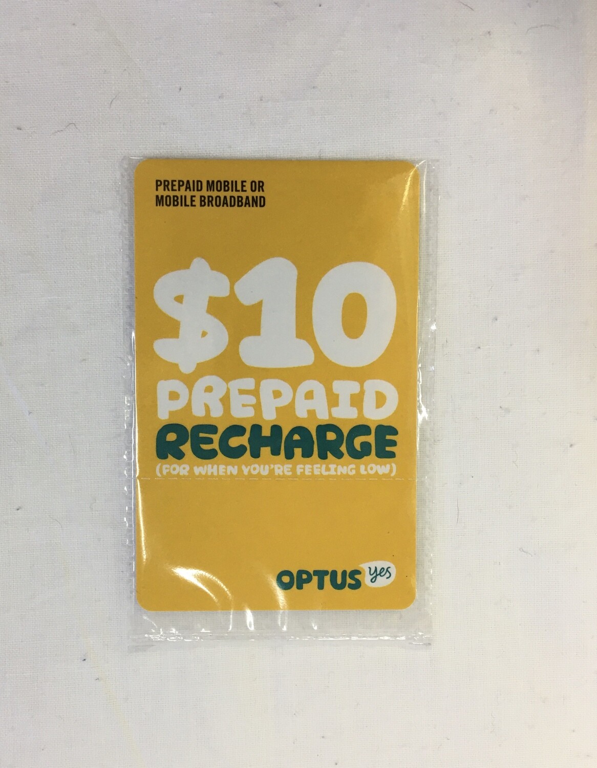 optus 10 dollar recharge