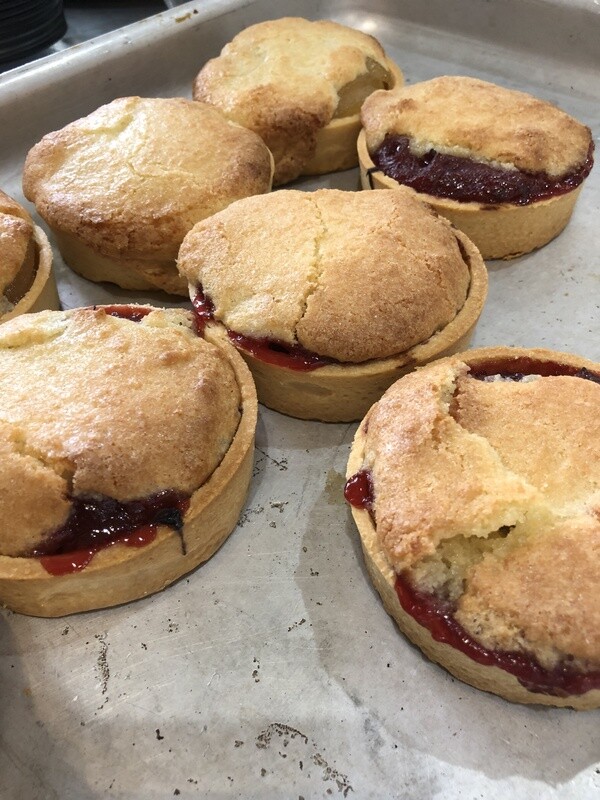 Rhubarb Rosewater and Almond Tart (4 pkt)