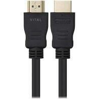 VITAL 1.2m (4’) HDMI-to-HDMI Cable with Ethernet - Black