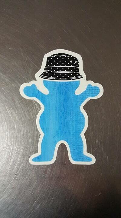 Grizzly Grip Bear Logo Griptape Skateboarding Decal Vinyl Sticker