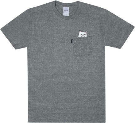 Rip N Dip Lord Nermal Pocket T-shirt ( Extra Large) Grey