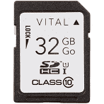 VITAL 32GB UHS-1 Class 10 SDHC Memory Card