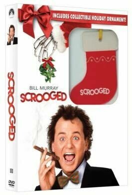 Scrooged (DVD) + Holiday Ornament (New)
