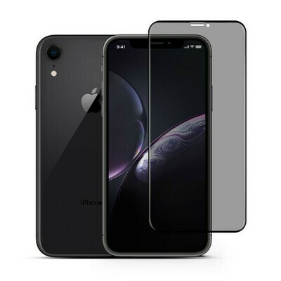 22 cases - 3D Curved Tempered Glass Black for iPhone XR