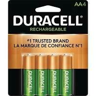 Duracell Rechargeable Ni-MH AA Batteries
(4 Pack)