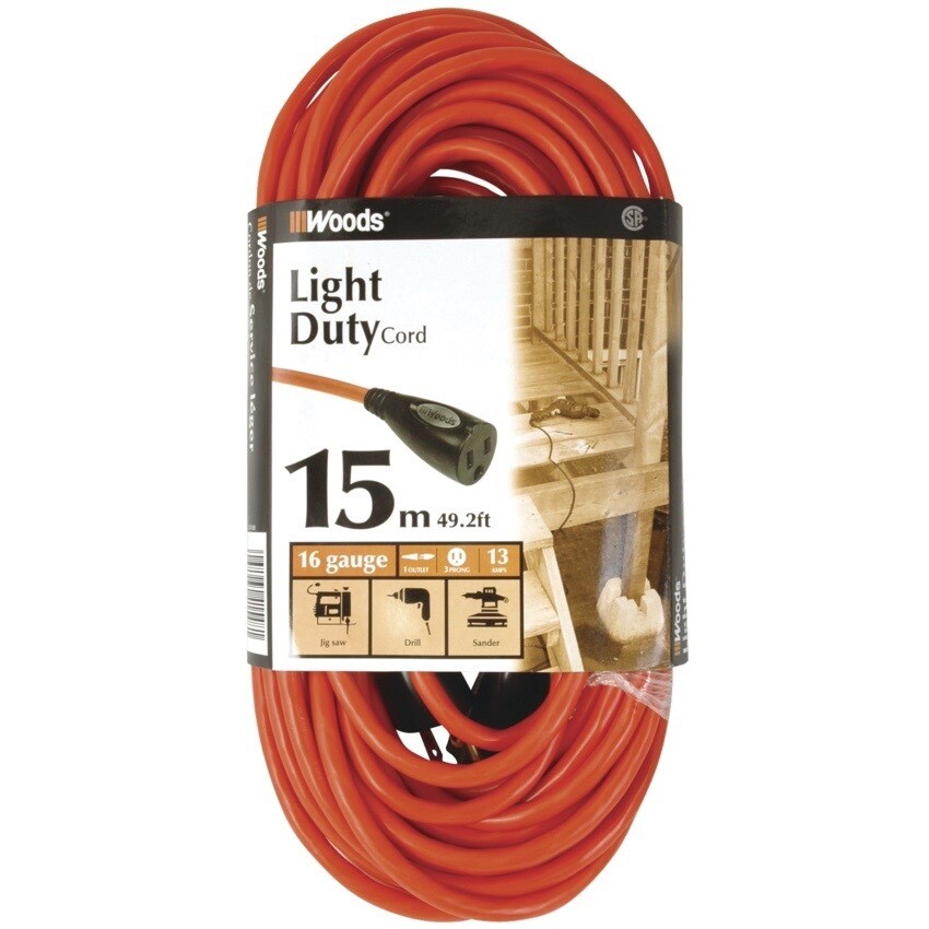 Outdoor Extension Cord (15m) (49.2ft)