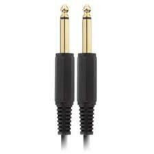 Vital 1.8m (6') Shielded Stereo Plug 6.35mm (1/4") Cable - Black