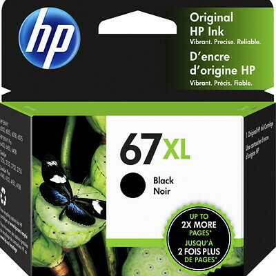 HP 67XL Black High Yield Ink Cartridge