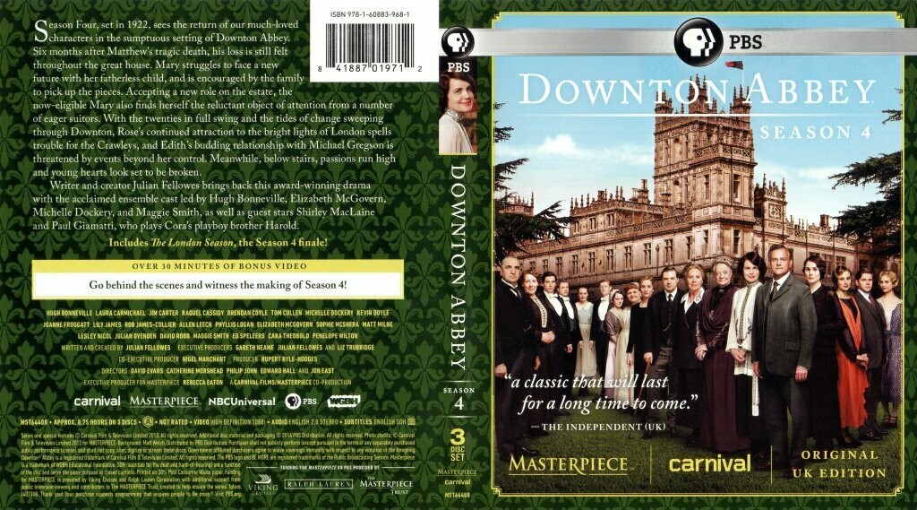 Downton Abbey Season Four (7 day rental)