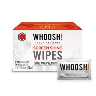Whoosh Screen Shine Wipes 12 Pack