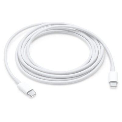 Apple® 2m(6.5’) USB-C™-to-USB-C™ Charge Cable - White