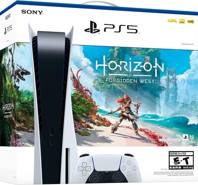 Sony PlayStation 5 PS5 Disc Console Horizon Forbidden West Bundle CFI-1115A + Charging Station
