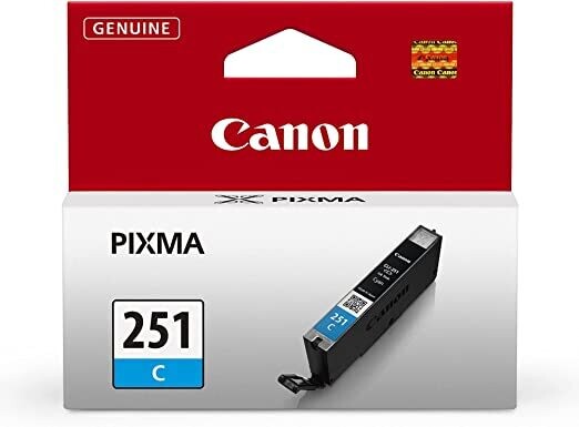 Canon Genuine CLI-251 Cyan Ink