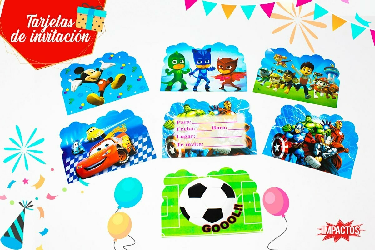 Tarjetas de Invitacion con Diseño