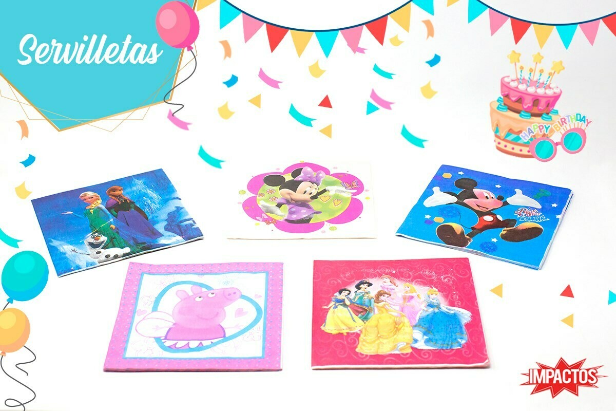 Servilletas con diseño (20 pcs)