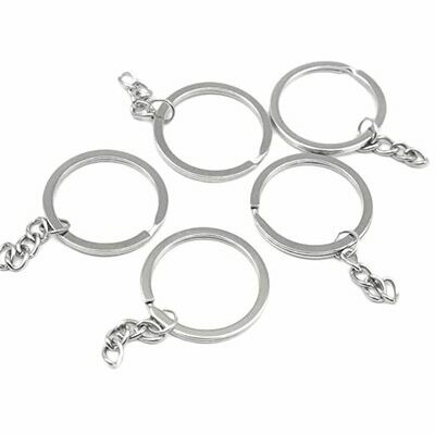 Argolla Plana Para Llavero 30mm (8 Unds)