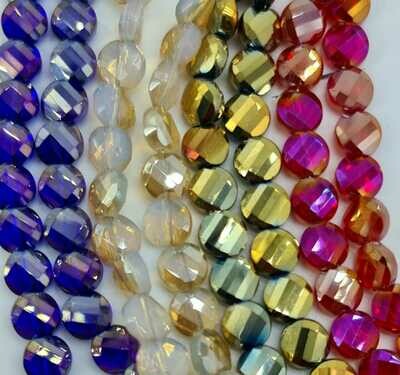 Collar Cristal Chato 8mm (Und)
