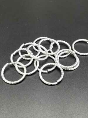 Argolla Aluminio # 1.8 X 20