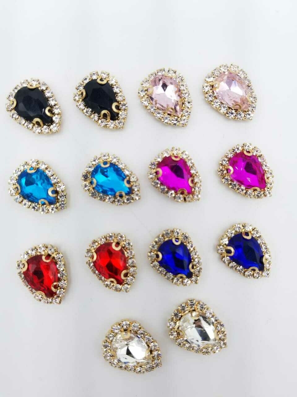 Dije de Cristal Con Cobre