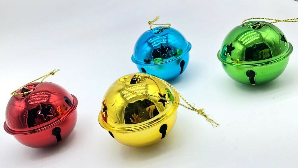 CASCABELES GRANDES 4CM(6 UNDS)