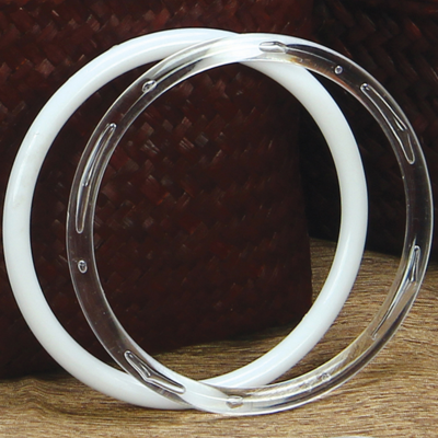 Aro Acrílico Transparente 5&quot; (Und)