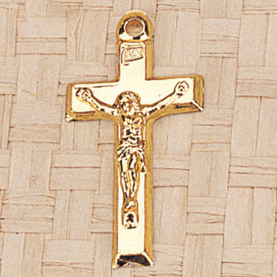 Cruz Plástica con Jesús 4cm (Docena)