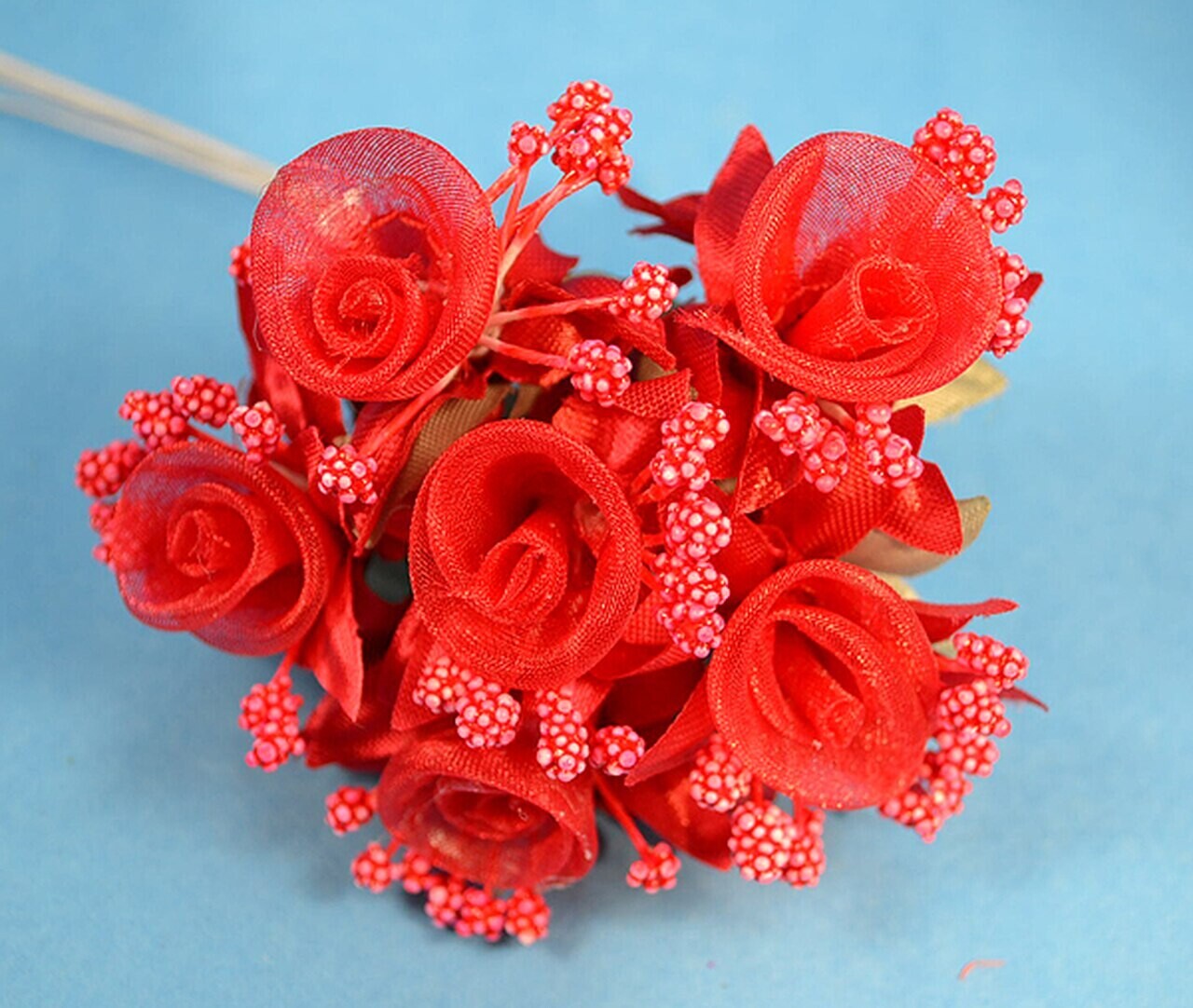 Flor Pelotita de Pompón(Ramito)