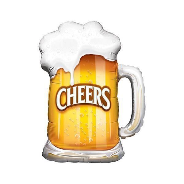 Globo Metálico Cerveza (Und)