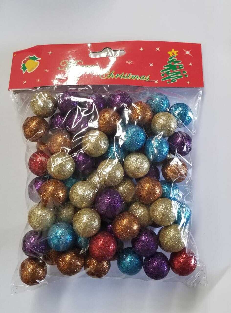 Bolas de Durapax Escarchadas(Paq)