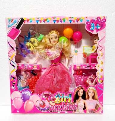 Muñeca 11.5&quot; Con Accesorios (Und)