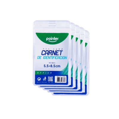 Porta Carnet Plástico(Und)