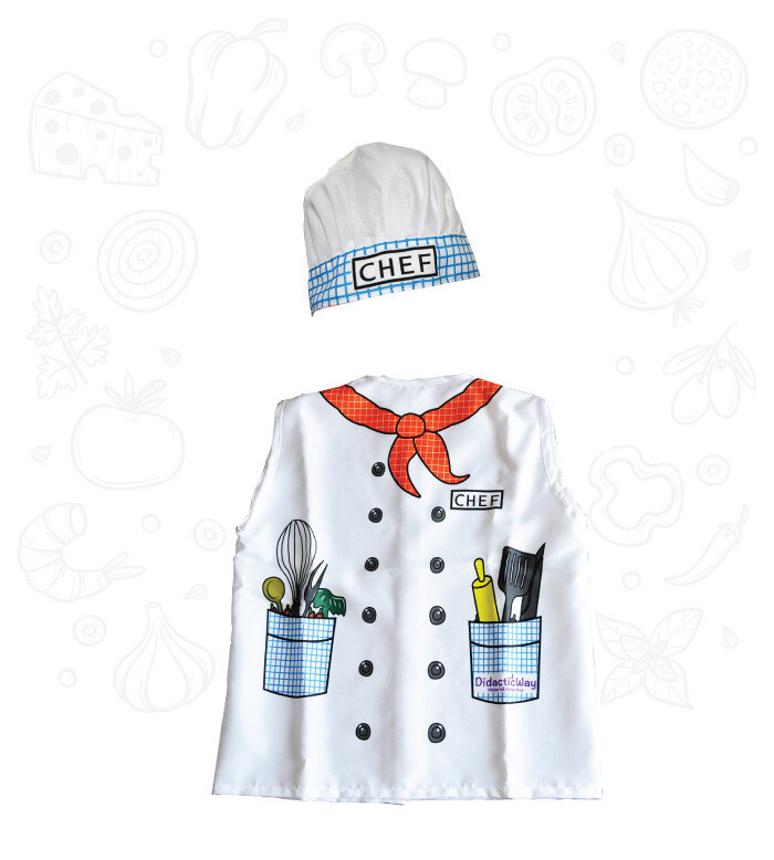 Disfraz De Chef X3 Pcs (Und)