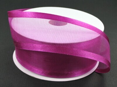 Cinta Organza 1 1/2 C/O Satin (Yrd)