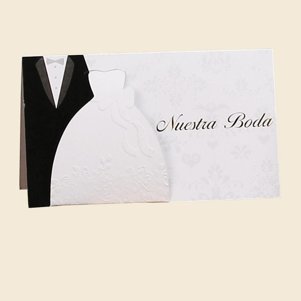 Tarjeta Boda #7788 (10 Pcs)