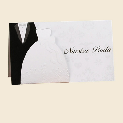 Tarjeta Boda #7788 (10 Pcs)