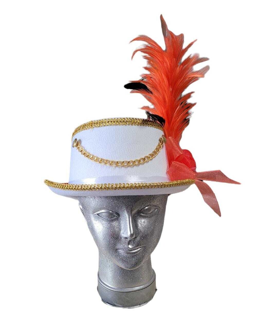 Sombrero Decorado Con Penacho