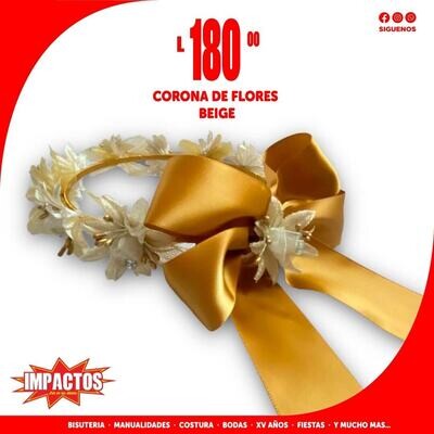 Corona Flores Beige (Und)