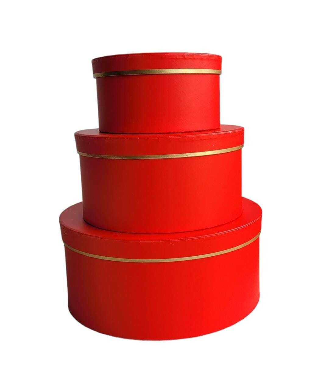 Cajas De Regalo Roja (SET 3Und)