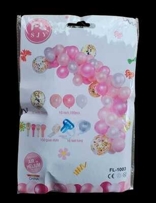 Arco De Globos Rosado (Und)
