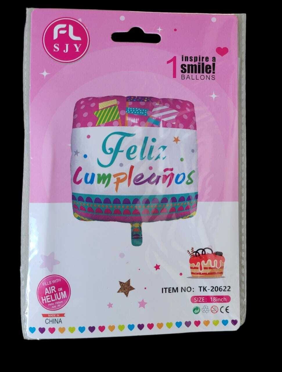 Globo Feliz Cumpleaños (Und)