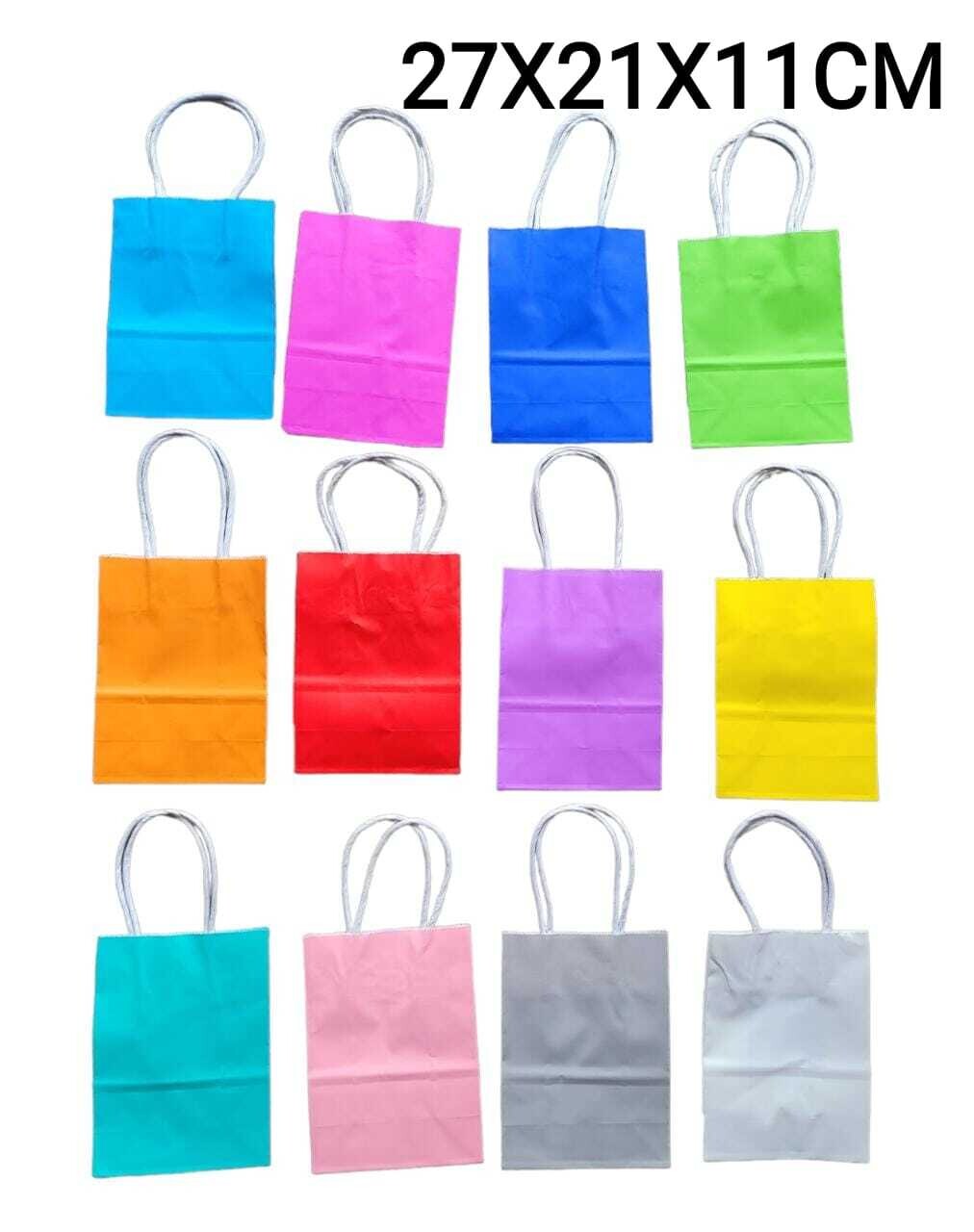 Bolsa De Papel 27X21X11CM (Und)