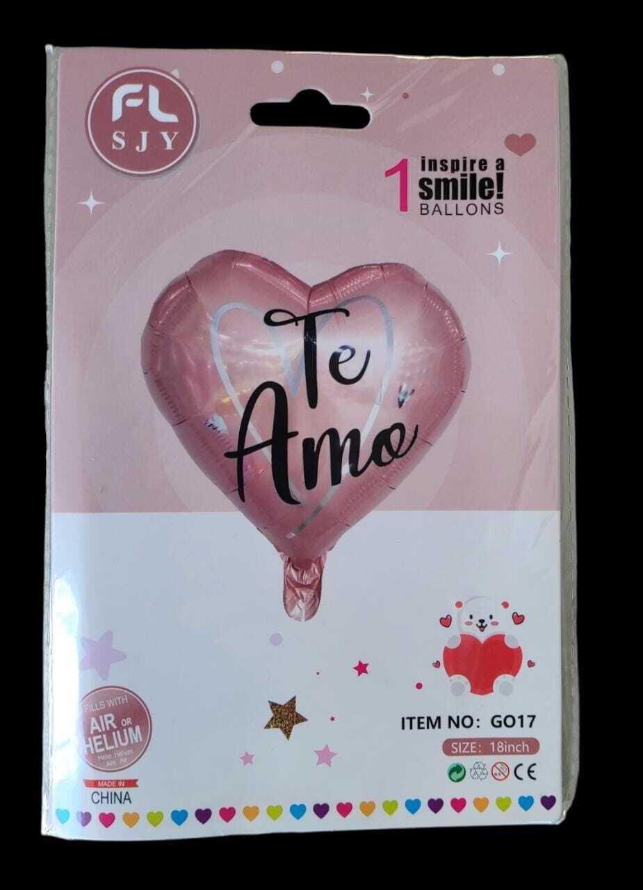 Globo Corazon Te Amo (Und)