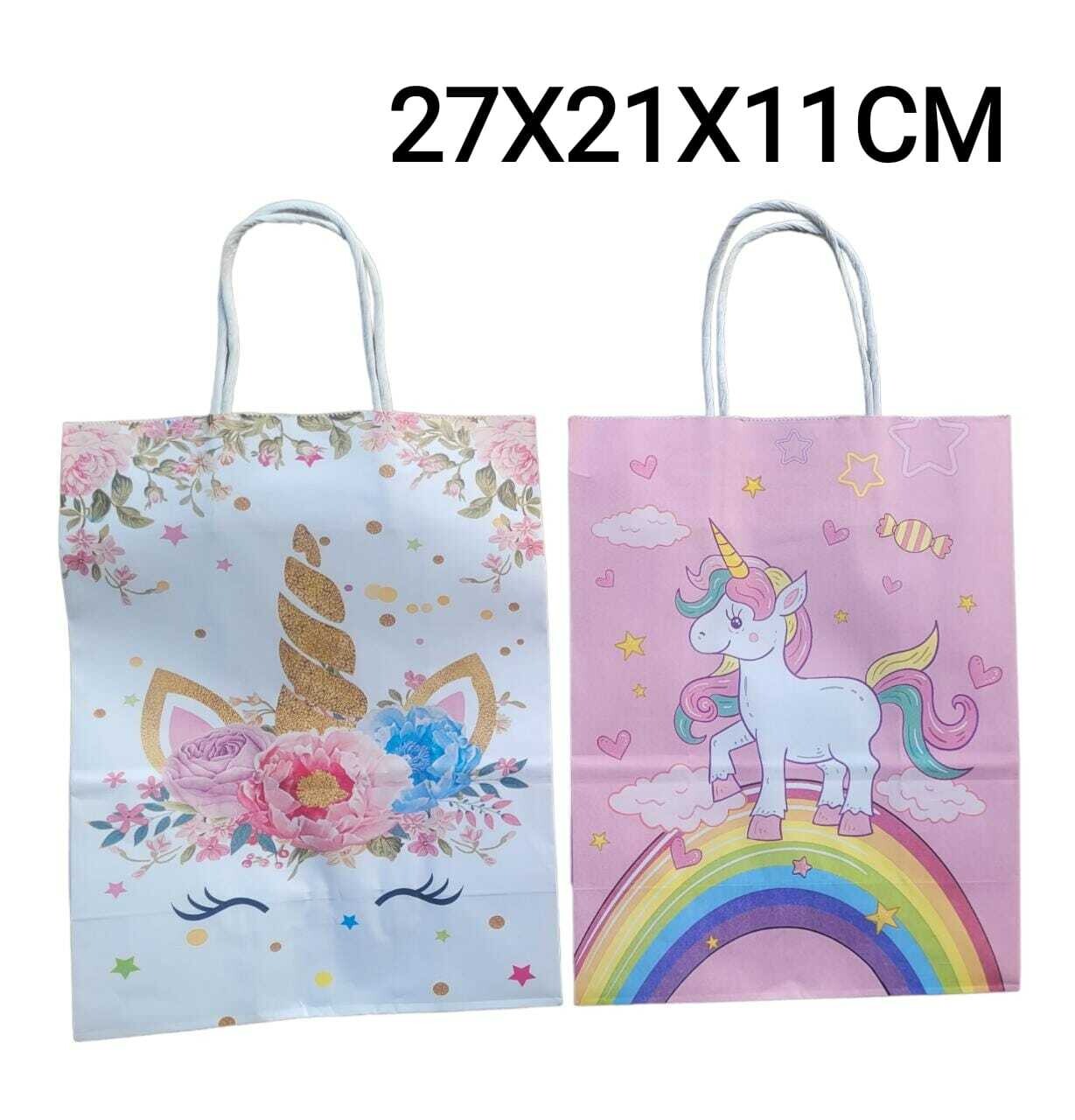 Bolsa De Papel Unicornio (Und)