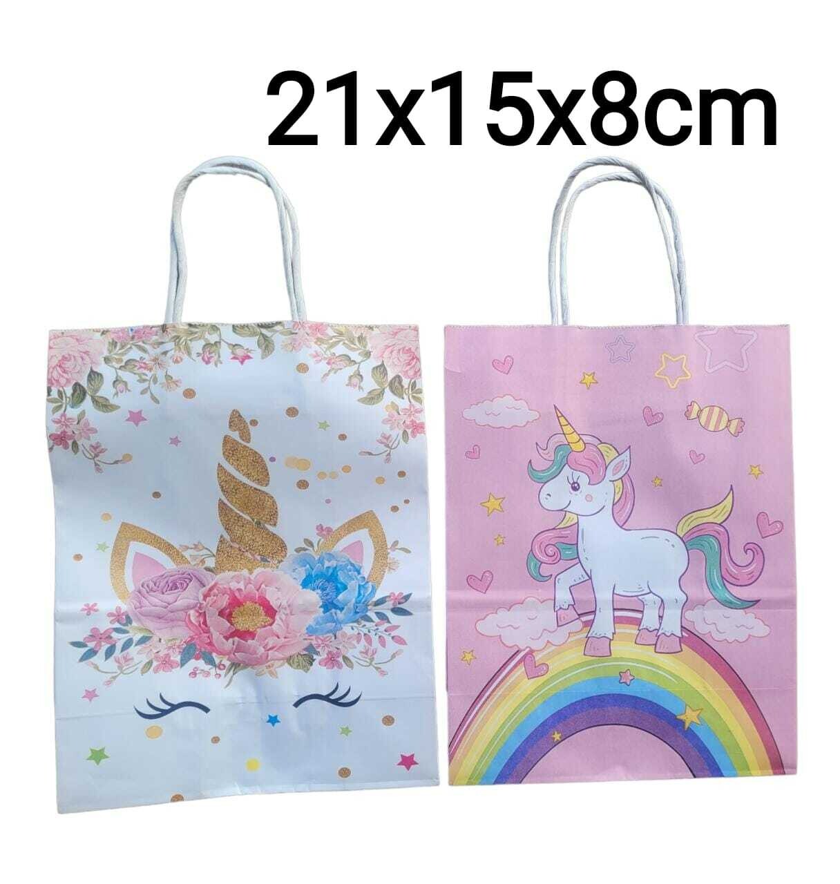 Bolsa De Papel Unicornio (Und)