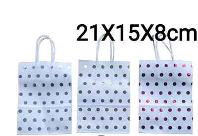 Bolsa De Papel Puntito (Und)