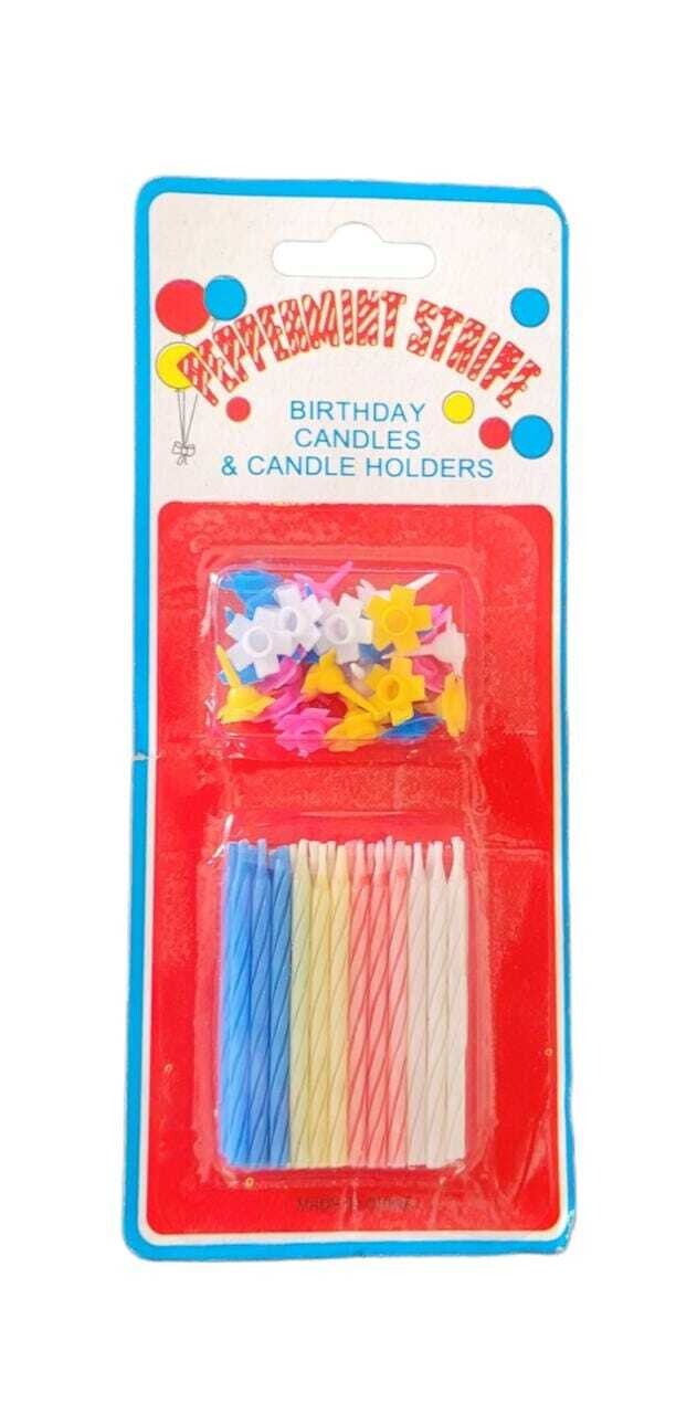 Vela Para Cumpleaños (24 Pcs)